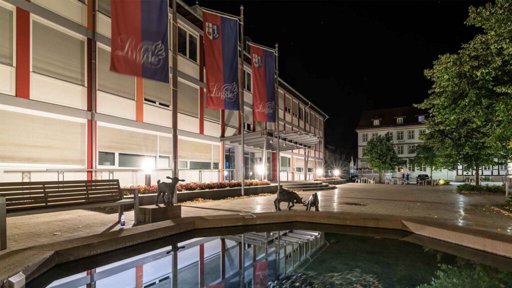 Earth hour in Lügde
