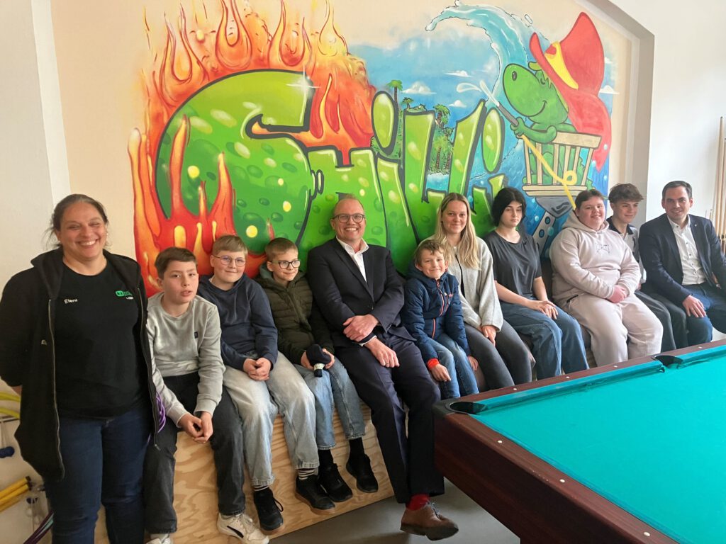 Gruppenfoto beim politischen Austausch im CHILLI Lügde