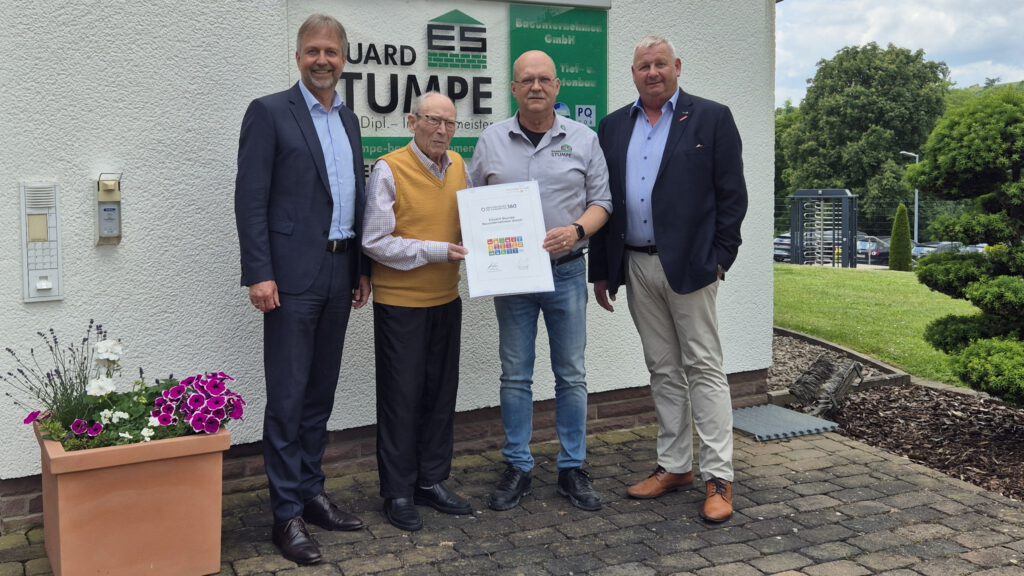 Eduard Stumpe wurde für Nachhaltigkeit ausgezeichnet.