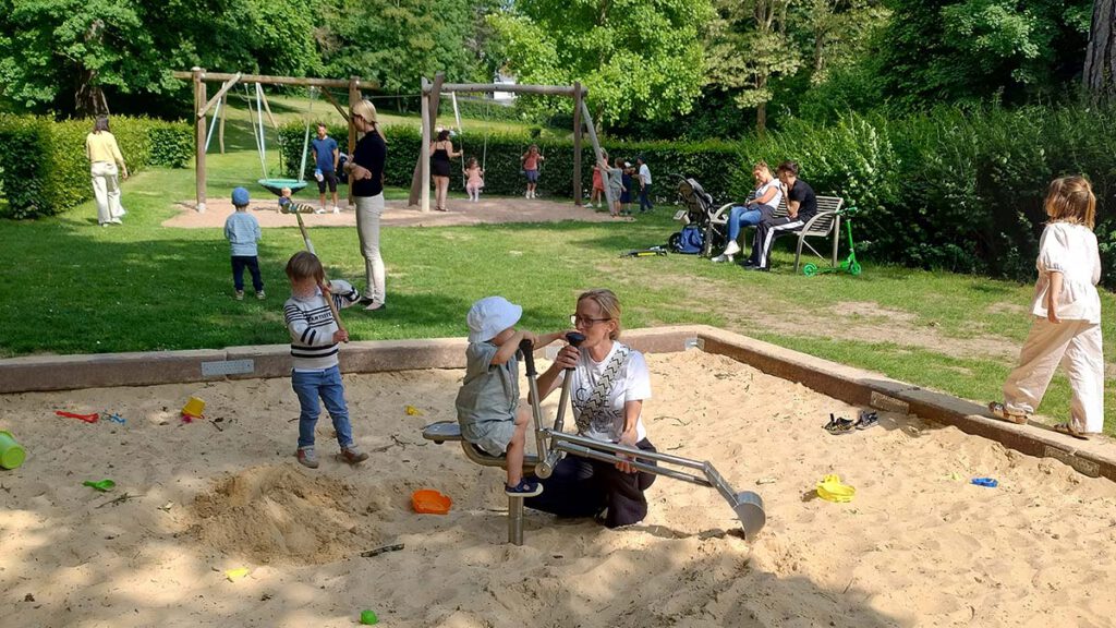 Der Spielplatz an der Dunsthöhle ist übergeben