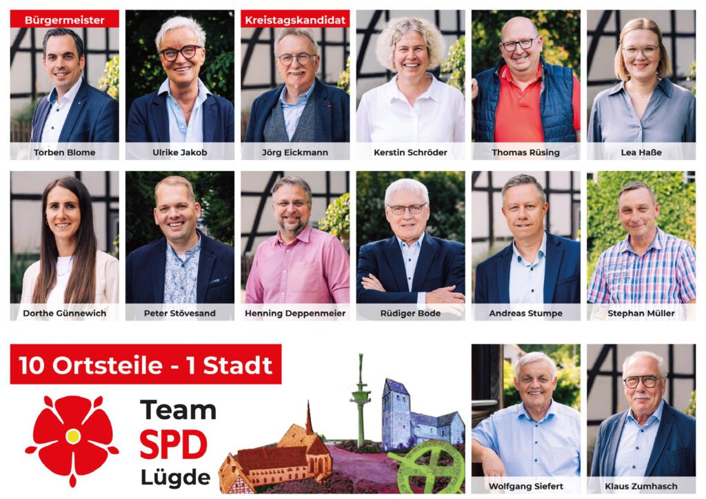 Foto mit allen Mitgliedern für die SPD