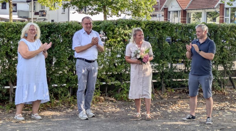 Trambolin Übergabe