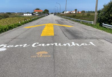 Mit dem Fahrrad auf dem Pilgerweg