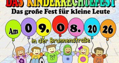 Kinderspektakel am 09. August in der Brunnenstraße!