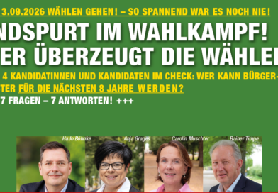 Endspurt im Wahlkampf