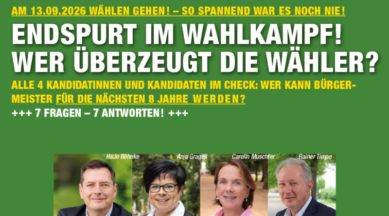 Endspurt im Wahlkampf